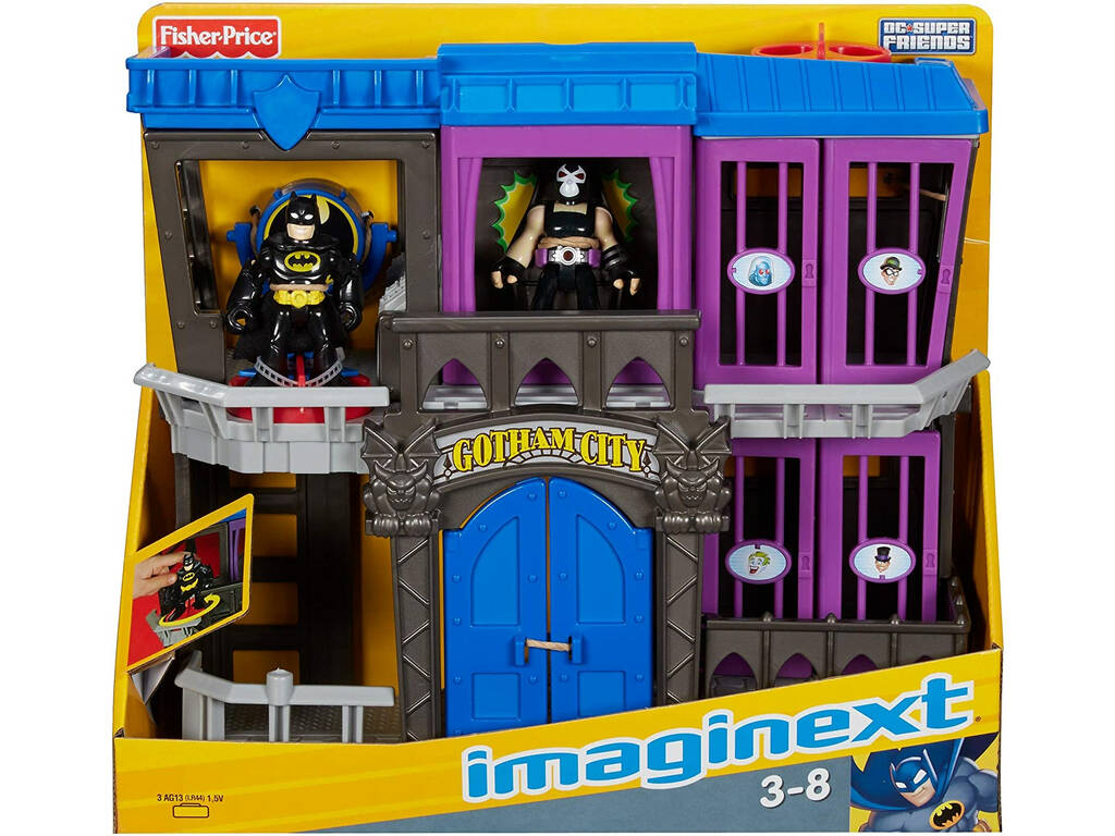 Imaginext Prisonn Gotham City avec des Figurines Mattel W9642