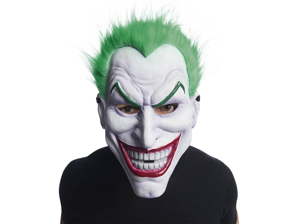 Maschera Joker con capelli Rubies 201292