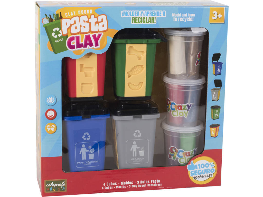 Moldeia e Aprende a Reciclar com Massa Clay