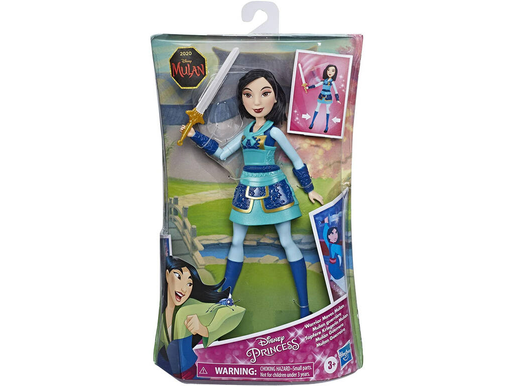 Princeses Disney Poupée Mulan Guerrière de Hasbro 86285