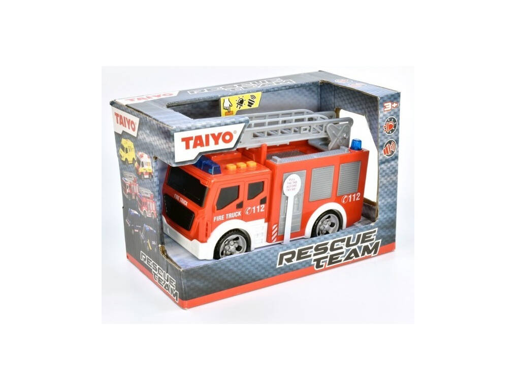 Feuerwehrauto mit Licht und Sounds Taiyo 660701B