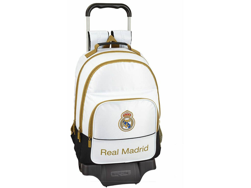 Mochila con Carro Real Madrid 1ª Equipación 19/20 Safta 611954863