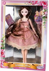 Bambola Stile Giappone 29 cm. con Abito Rosa Macchiato