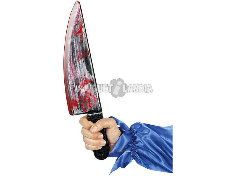 Cuchillo Destripador Sangriento 40 cm. Rubies S7717