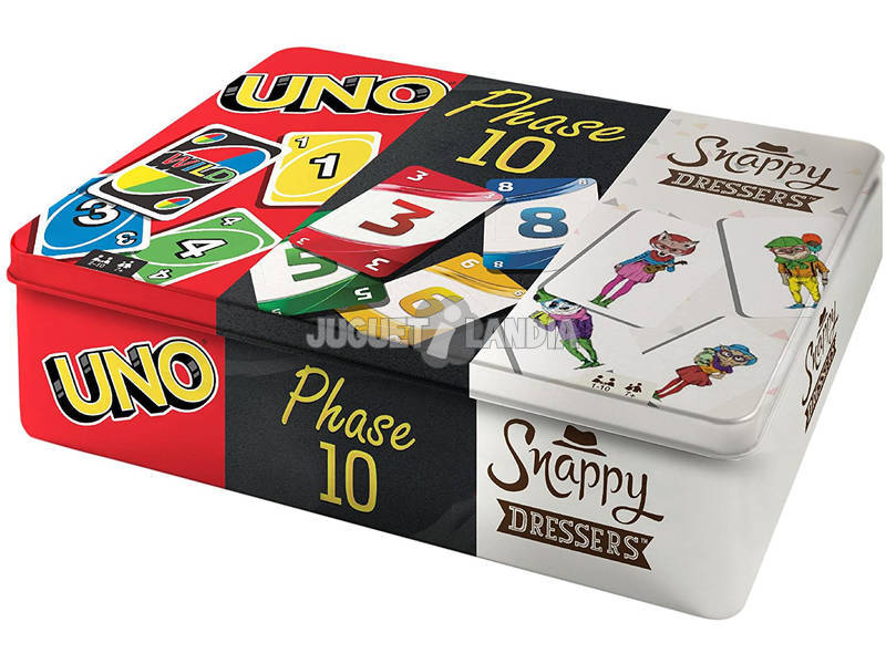 Uno, Phase 10 e Snappy Dressers Mattel FFK01
