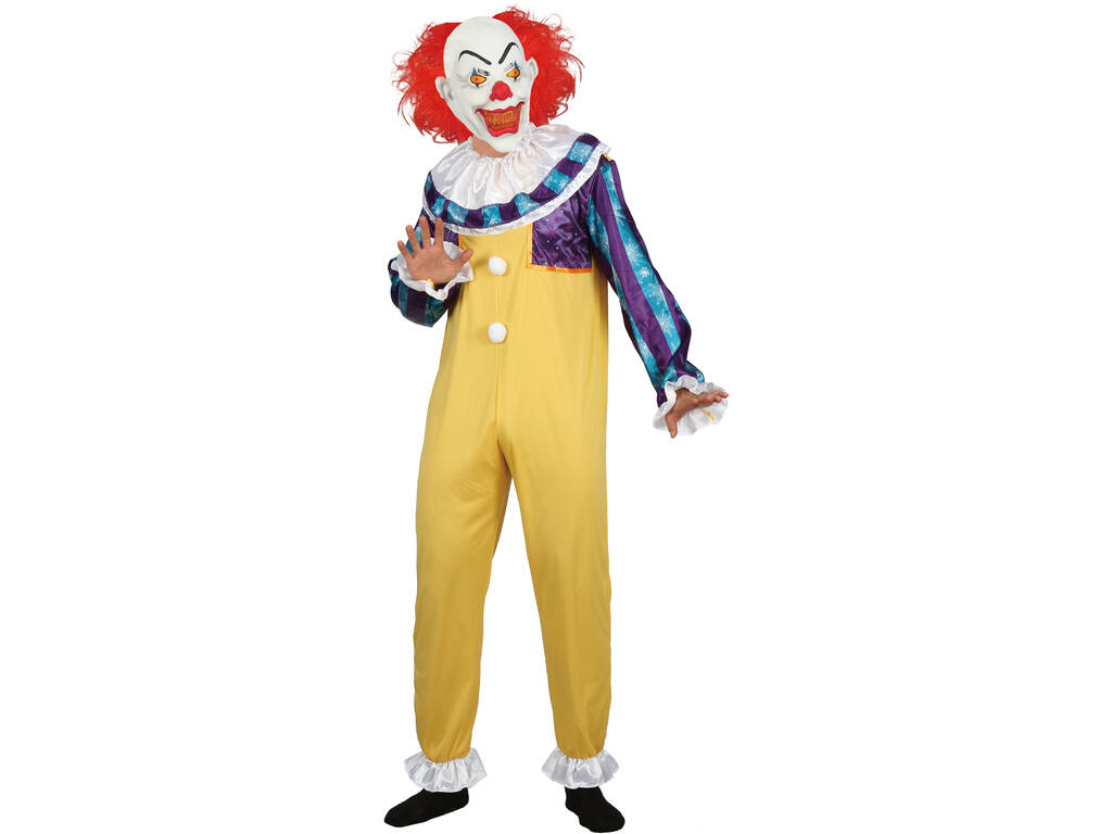 Disfraz Creepy Clown Hombre Talla XL