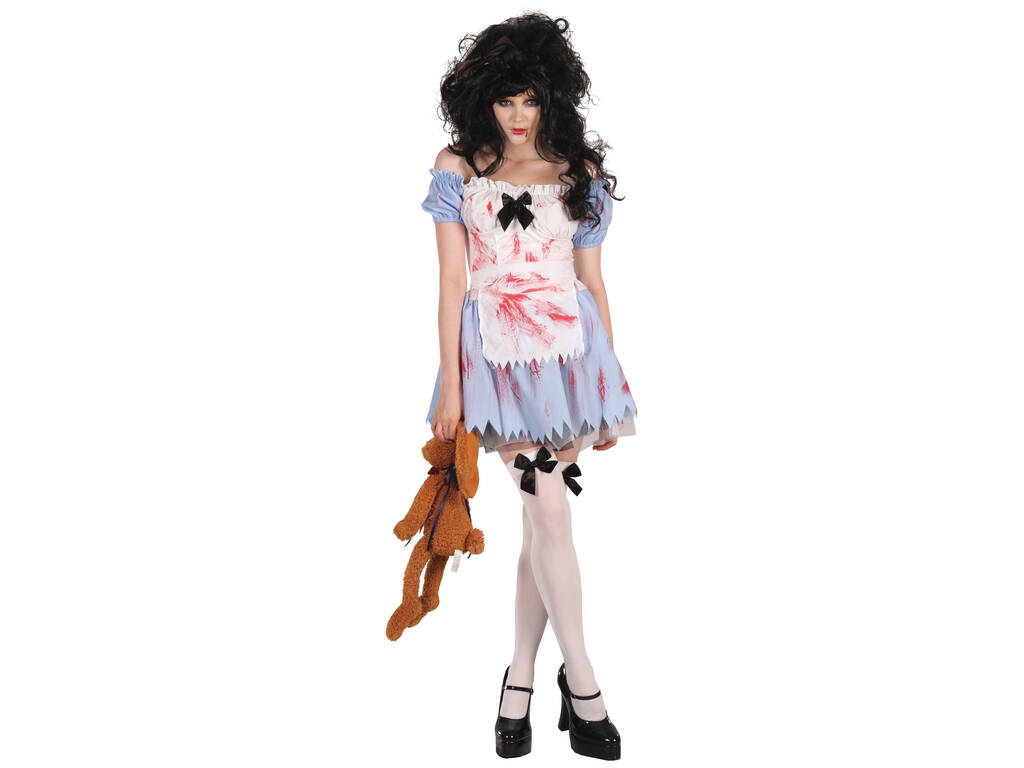 Kostüm Zombiemädchen für erwachsene Frauen Größe M