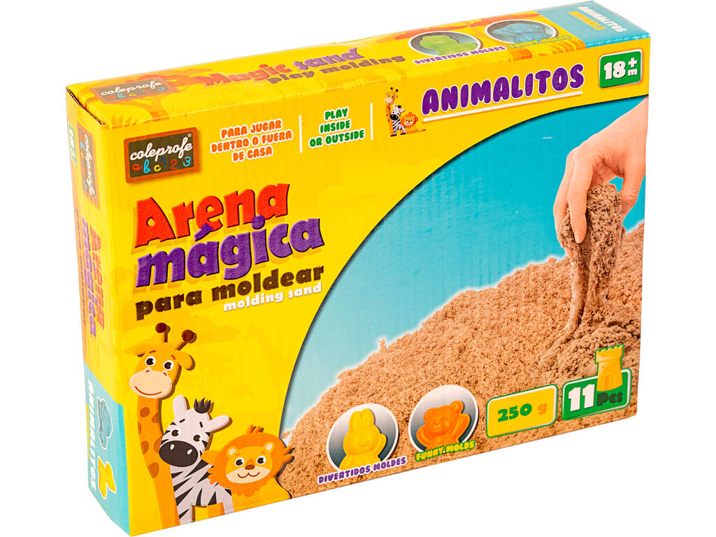 Magischer Sand 250 gr. Tiere 11 Stück