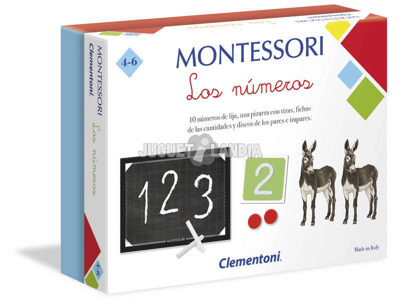 Los Numeros Gioco Educativo Clementoni Montessori 55295,5