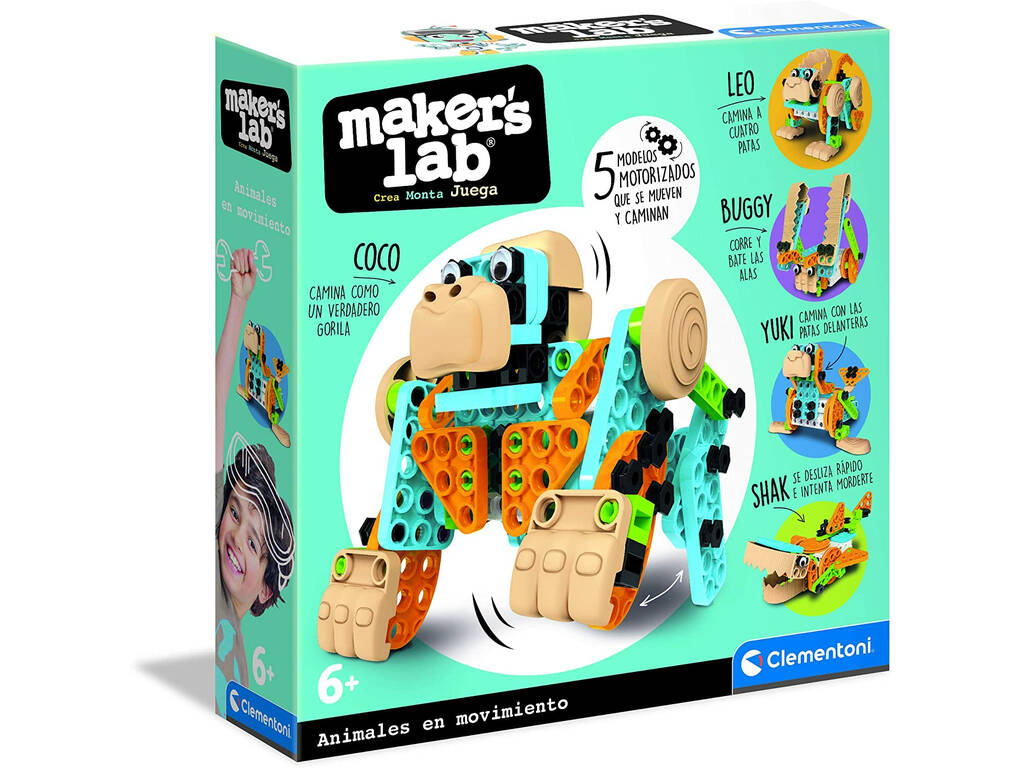 Maker Lab Animales En Movimiento Clementoni 55374.7