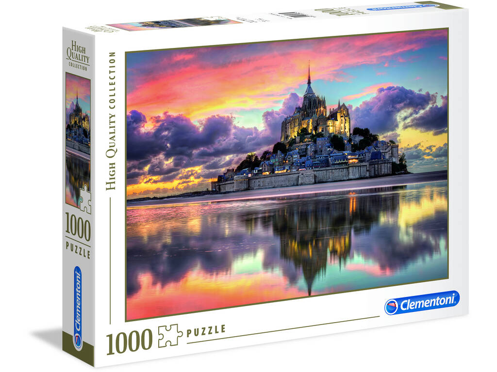 Puzzle 1000 Le Magnifique Mont Saint Michel Clementoni 39367