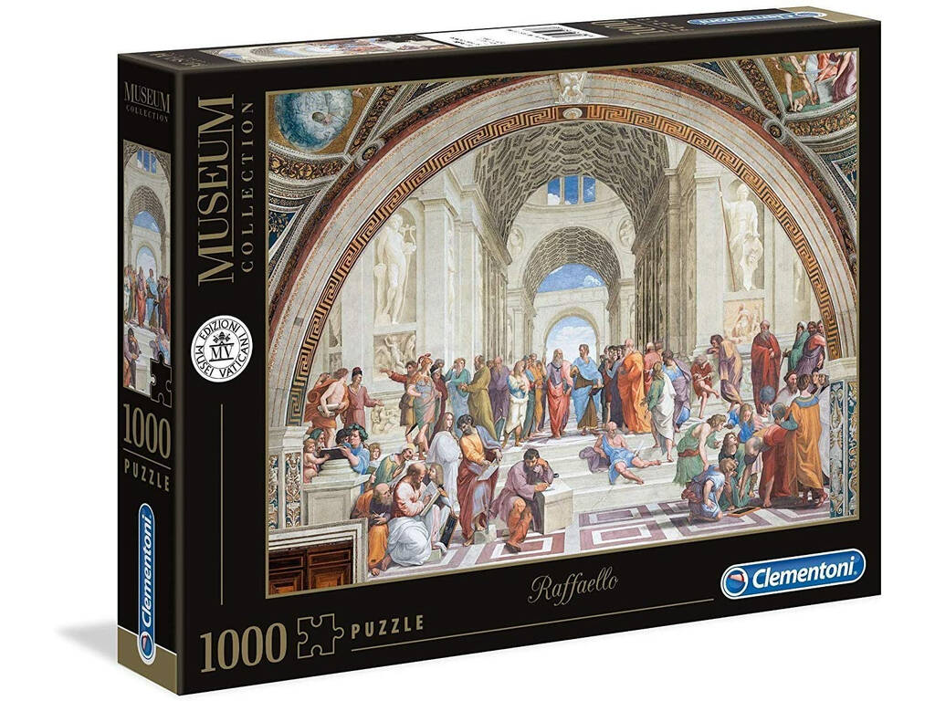 Puzzle 1000 Raffaello: La Escuela de Atenas Clementoni 39483
