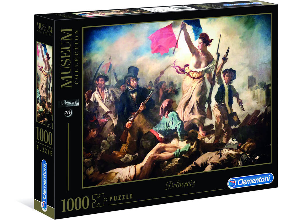 Puzzle 1000 Delacroix: La Libertad Guiando Al Pueblo Clementoni 39549