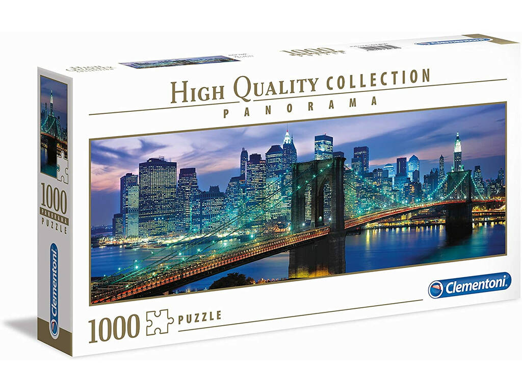 Puzzle 1000 New York Puente de Brooklyn Clementoni 39434