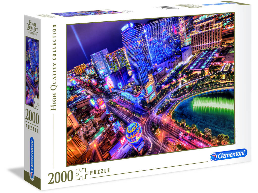 Puzzle 2000 Las Vegas Clementoni 32555