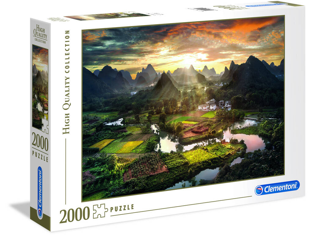 Puzzle 2000 Vue de la Chine Clementoni 32564