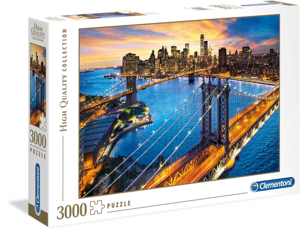 Puzzle 3000 New York Clementoni 33546