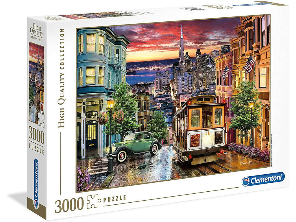 Puzzle 3000 San Francisco Clementoni 33547