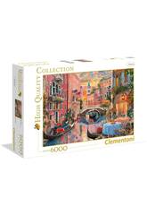 Puzzle 6000 Atardecer en Venecia Clementoni 36524