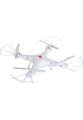 Drone Stunt Télécommandé Blanc 2.4GHZ 4x32x32 cm.