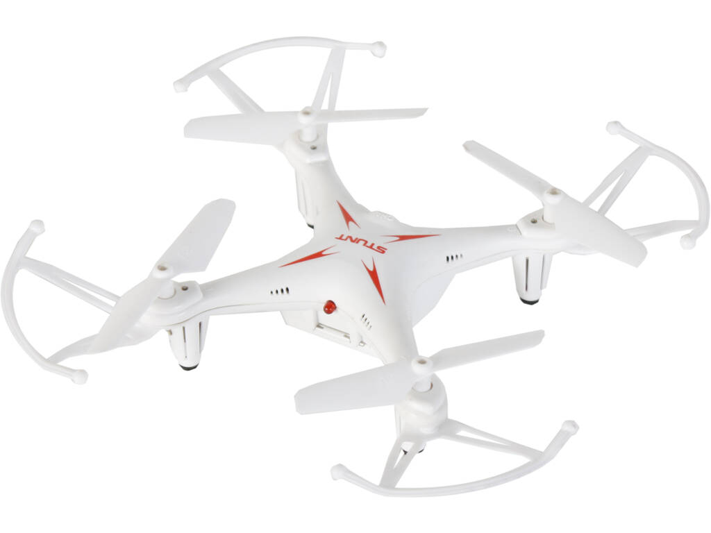 Dron Stunt Quad Blanco 2.4GHZ 14.5 cm.