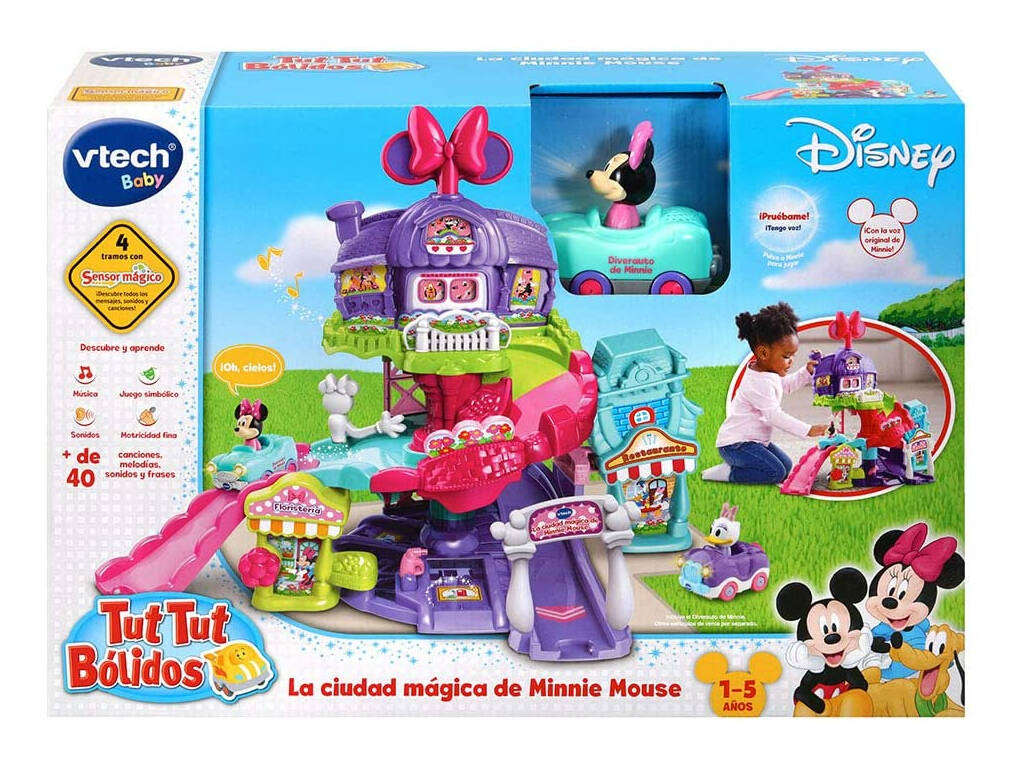 Tut Tut Bólidos La Ciudad Mágica de Minnie Mouse Vtech 521822