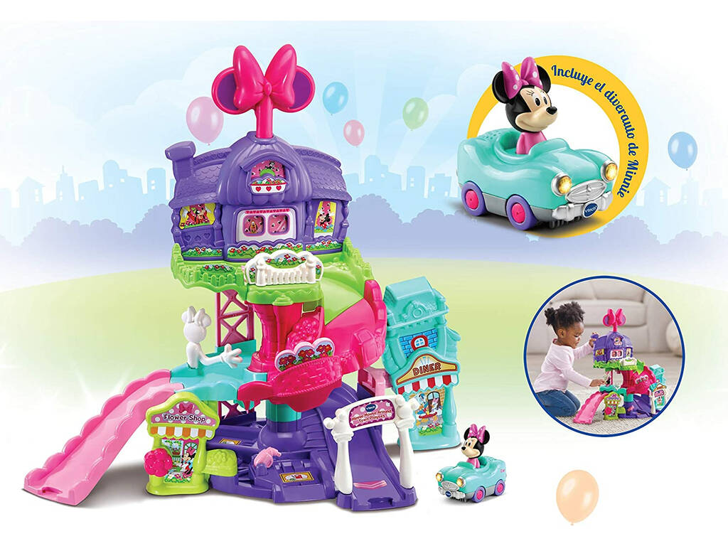 Tut Tut Bólidos A Cidade Mágica de Minnie Mouse Vtech 521822