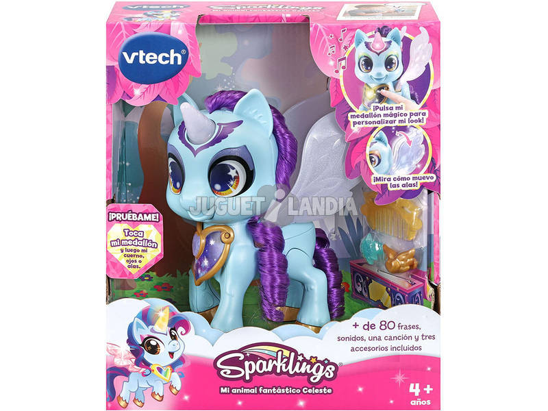Sparklings Animal Fantástico Unicornio Celeste Vtech 530867