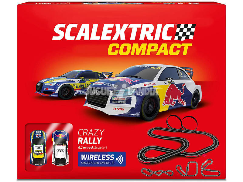 Scalextric Compact Rennstrecke Crazy Rally C10306S500