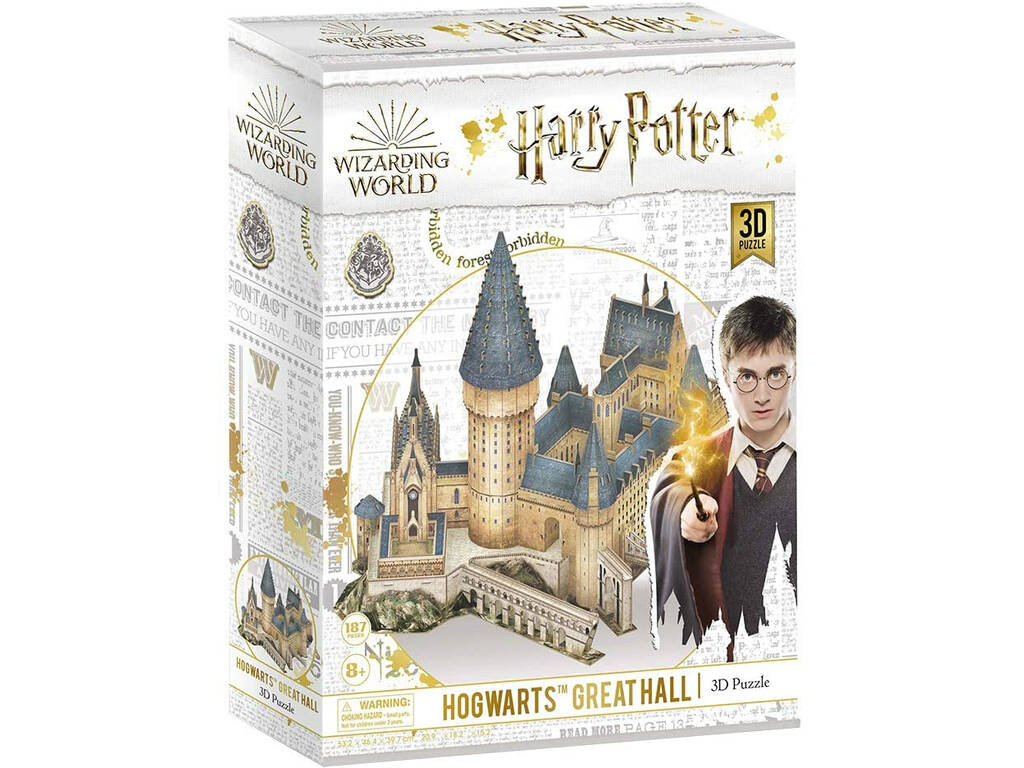 Harry Potter Puzzle 3D Grande Salão de Hogwarts World Brands DS1011H