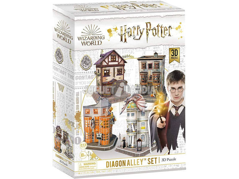 Harry Potter Puzzle 3D Set Viela Diagon World Brands DS1009H
