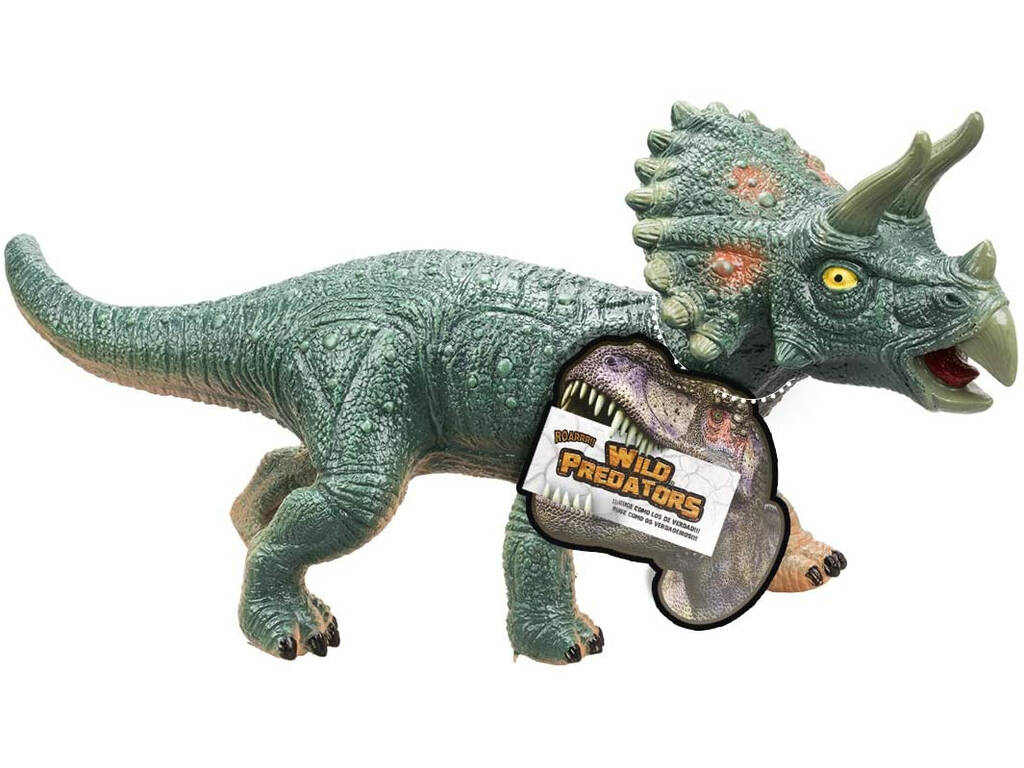 Dinossauro Foam Triceratops com Som World Brands XT380855