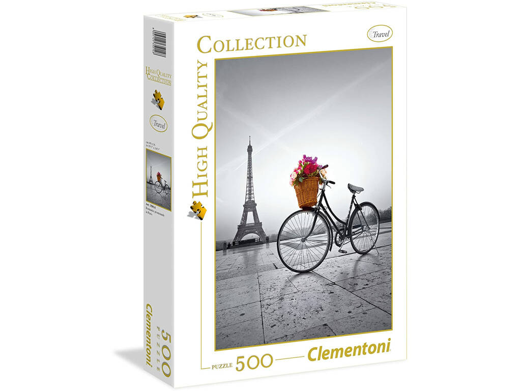 Puzzle 500 Promenade Romantique à Paris Clementoni 35014