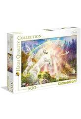 Puzzle 500 Wild Unicorns di Clementoni 35054
