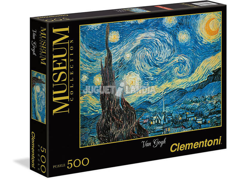 Van Gogh Nacht mit Sternen Puzzle 500 von Clementoni 30314