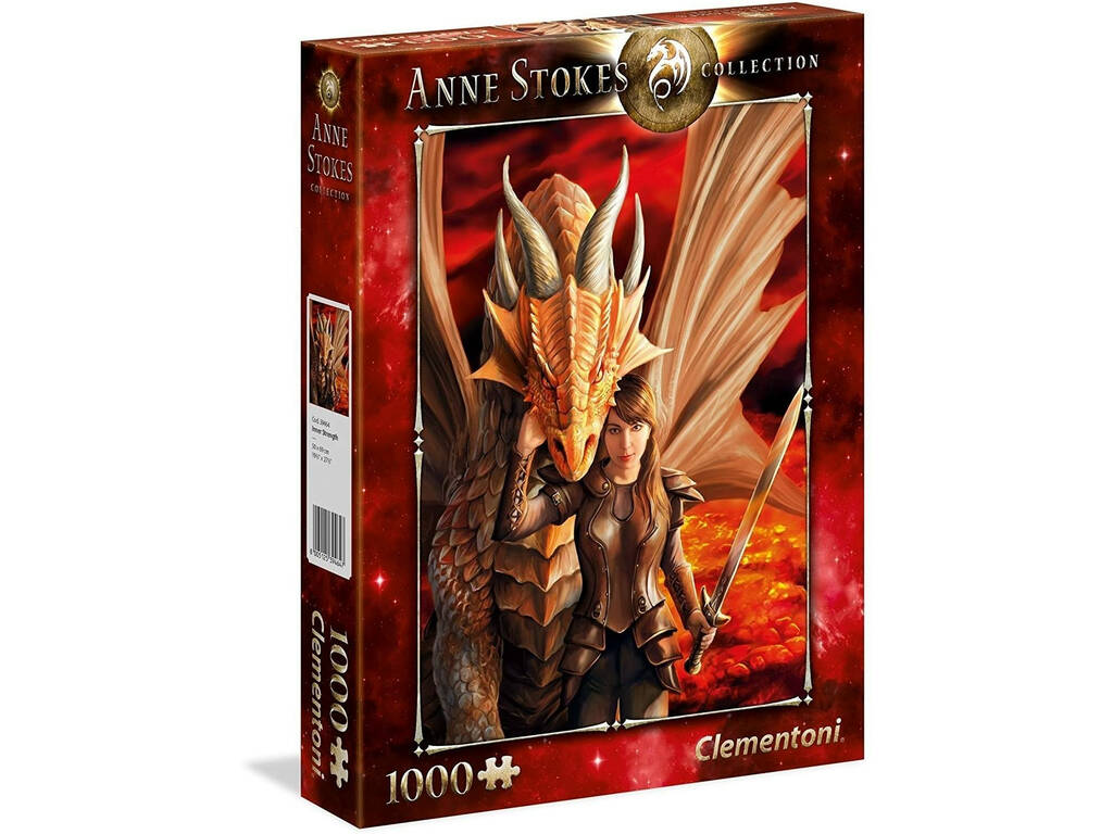 Puzzle 1000 Anne Stokes Inner Strenght Clementoni Iberica 39464