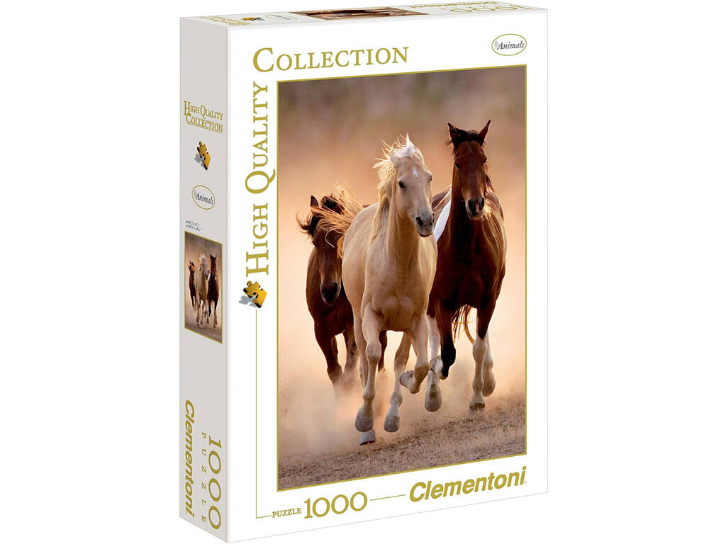 Puzzle 1.000 Laufende Pferde Clementoni 39168