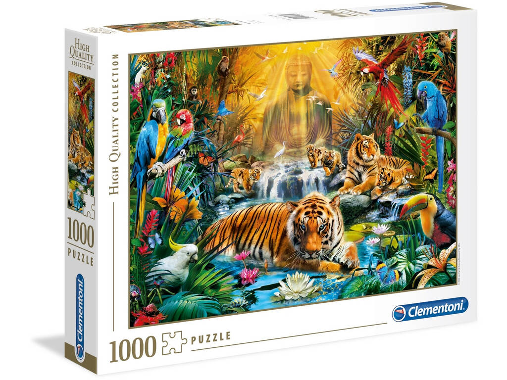 Puzzle 1000 Mystic Tigers Clementoni 39380