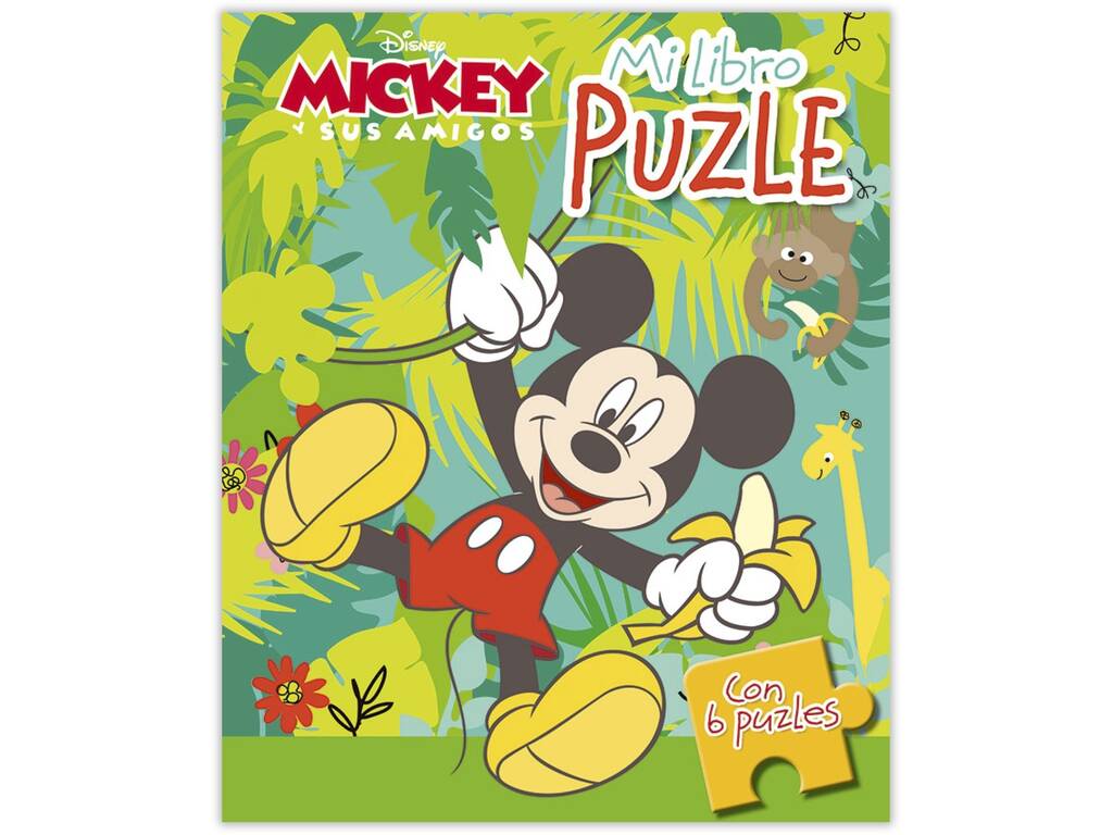 Mickey Y Sus Amigos Mi Libro Puzle Mediano Ediciones Saldaña LD0848