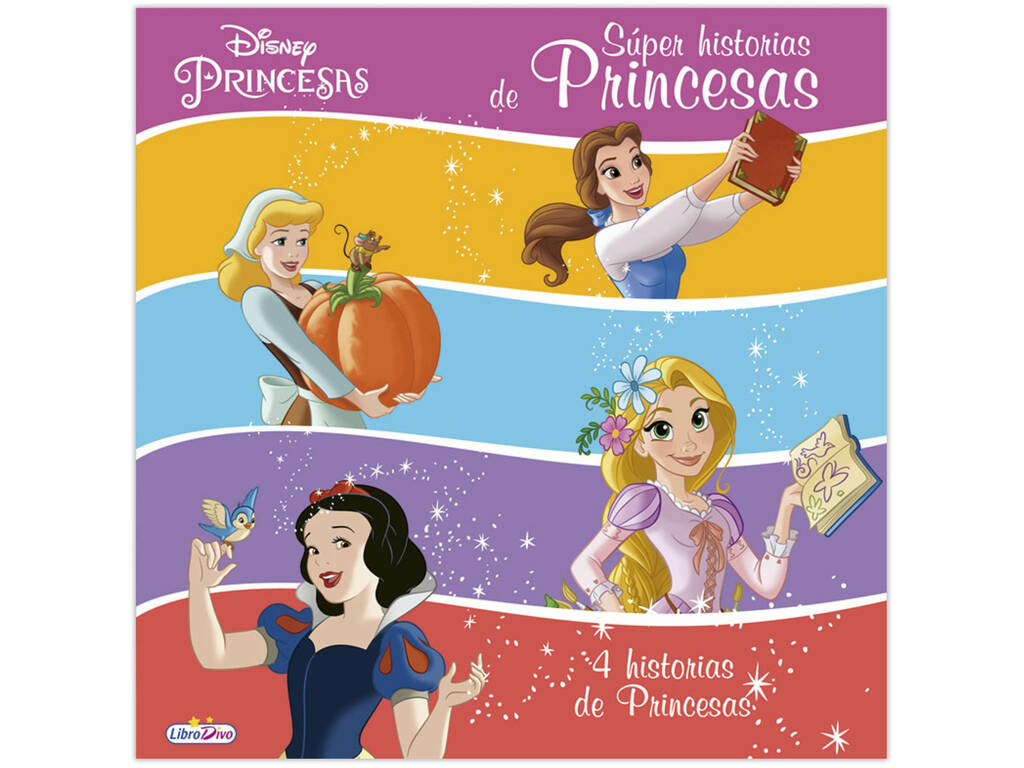 Princesas Disney Súper Historias Ediciones Saldaña LD0854