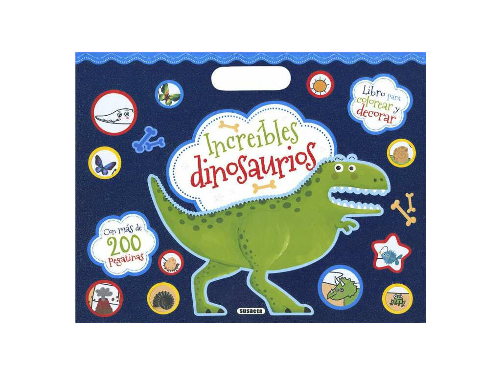 Mit 200 unglaublichen Dinosaurier-Aufklebern Susaeta S3432001 ausmalen und aufkleben