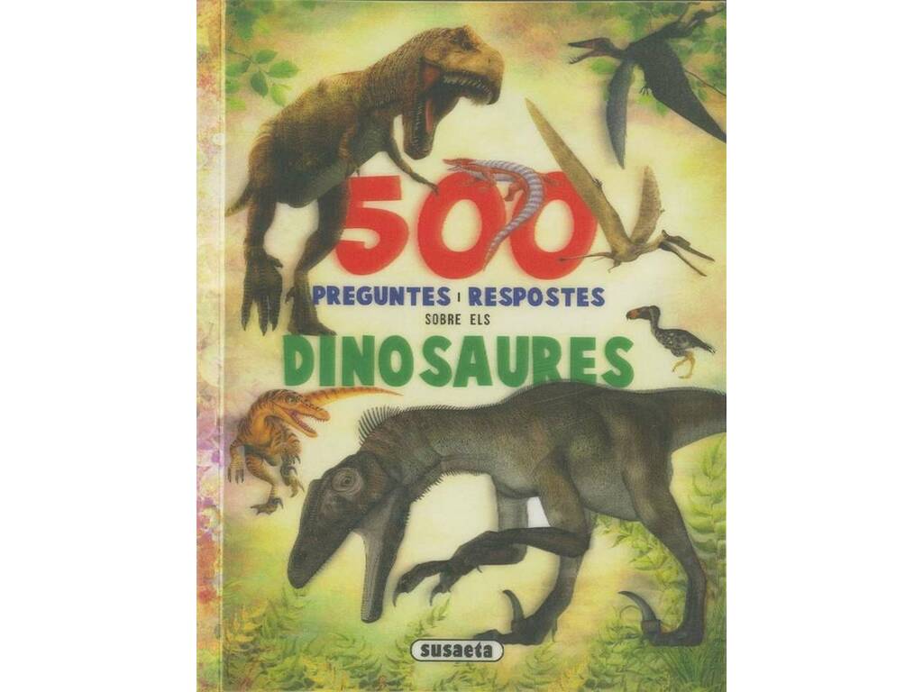 500 questions et réponses sur les dinosaures Susaeta S8076002