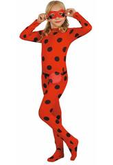 Costume Lady Coccinella Bambina Taglia XL