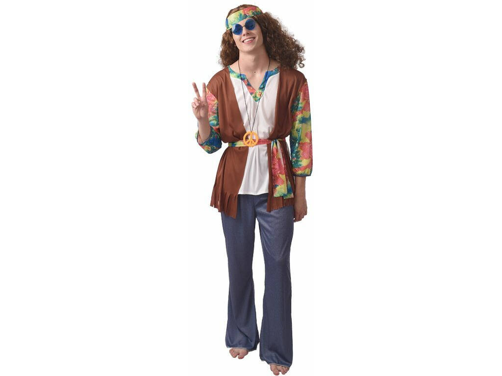 Disfraz Hippie Hombre Talla XL