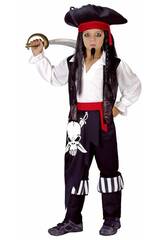 Disfraz Capitán Pirata Niño Talla M