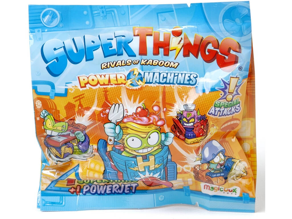 Superthings Power Machines Sobre Powerjet con Figura Magic Box PST7D212IN00
