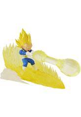 Bandai Dragon Ball Super – Action Figure Final Blast Super Saiyan Vegeta, 9 Cm, Da Collezione