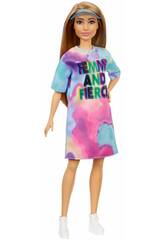Barbie Fashionista Gefärbtes Kleid Mattel GRB51