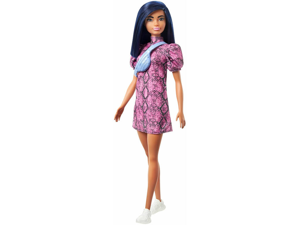 Barbie Fashionista Vestido Serpiente Mattel GXY99