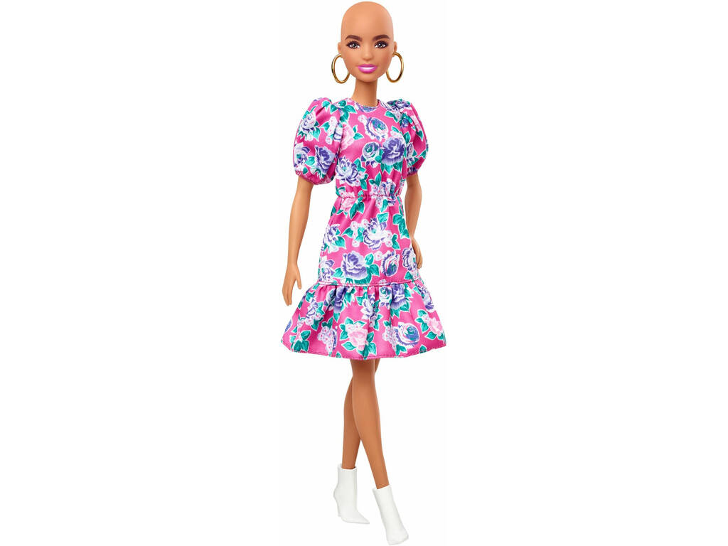 Barbie Fashionista Vestido Flores Mattel GYB03